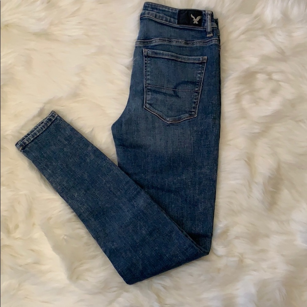 Acid wash jeans